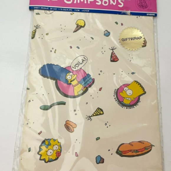 THE SIMPSONS BIRTHDAY PARTY FAVORS PARTY FOR 6 - HATS, LOOT BAGS, BLOWOUTS NIP - Picture 5 of 7